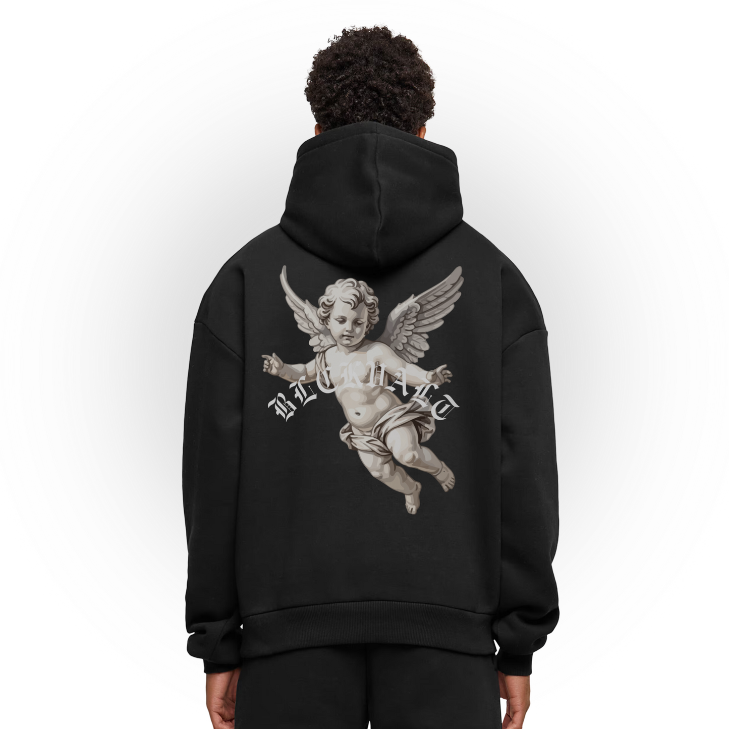 Chrome Cross Oversized Hoodie
