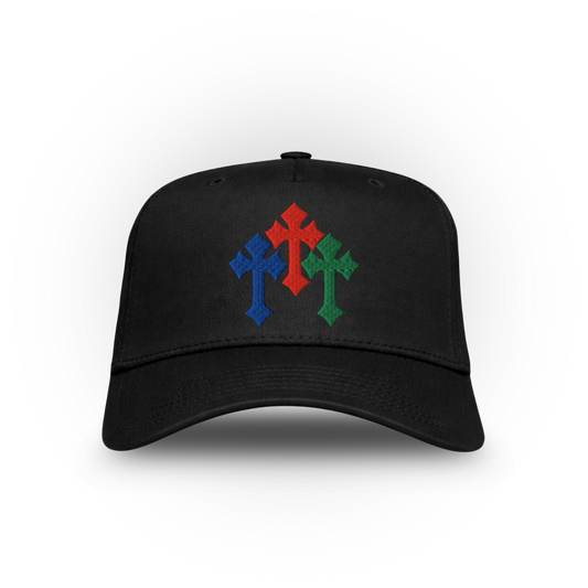 Chrome Cross Snapback