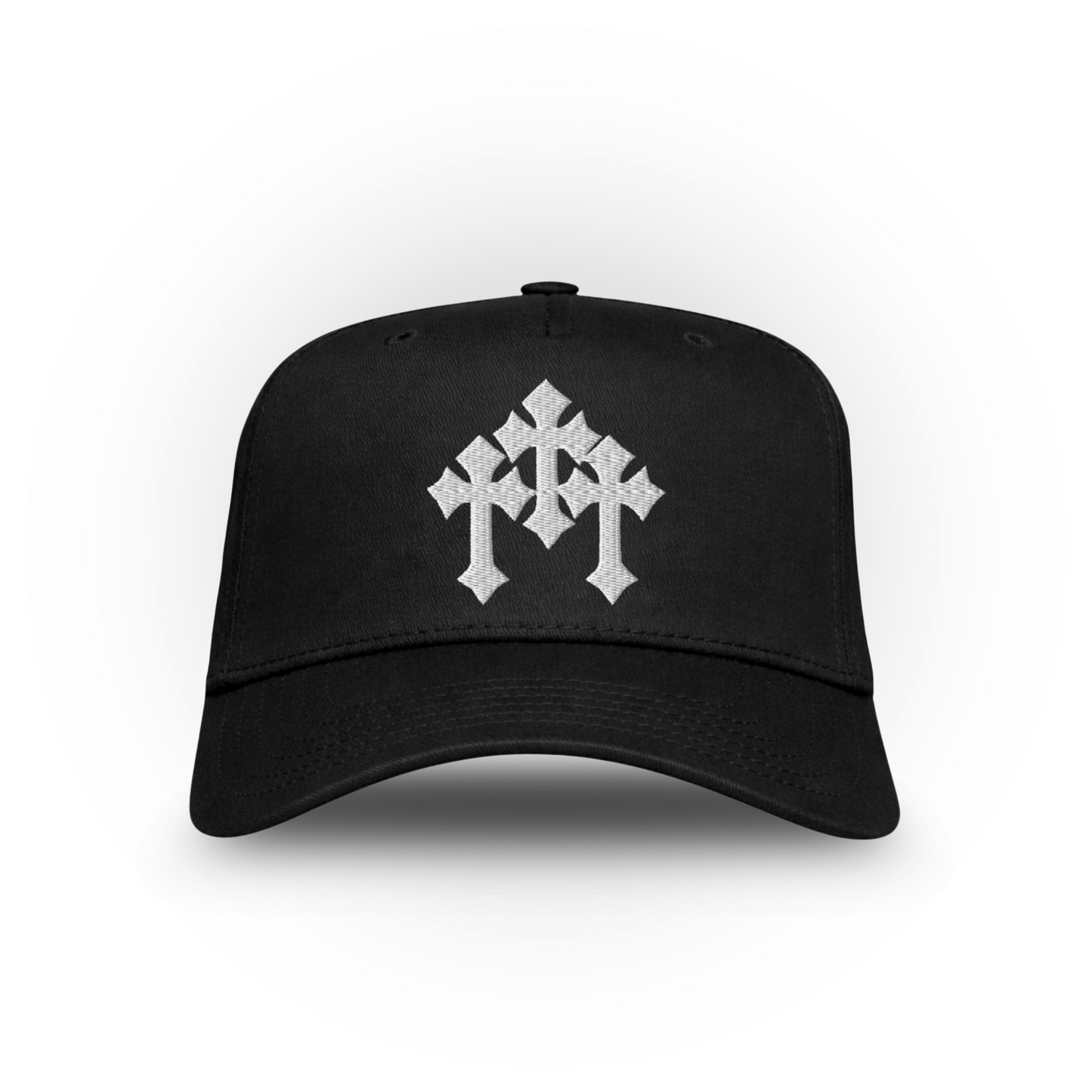 Chrome Cross Snapback