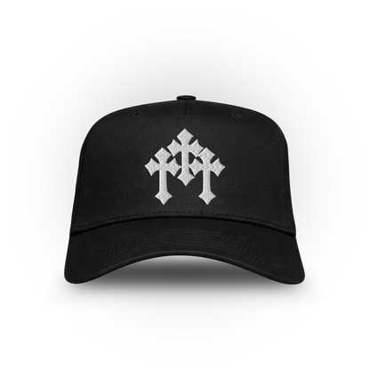 Chrome Cross Snapback