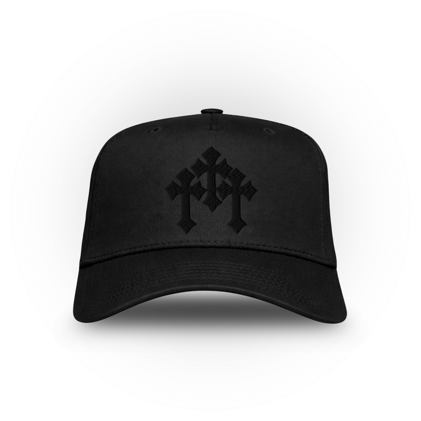 Chrome Cross Snapback