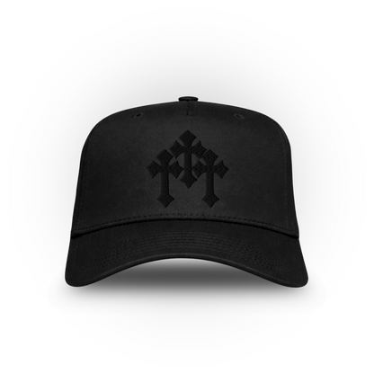 Chrome Cross Snapback