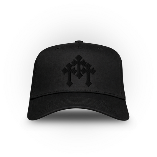 Chrome Cross Snapback