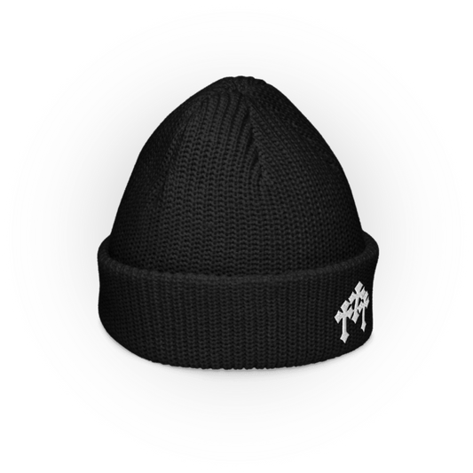 Chrome Cross Beanie