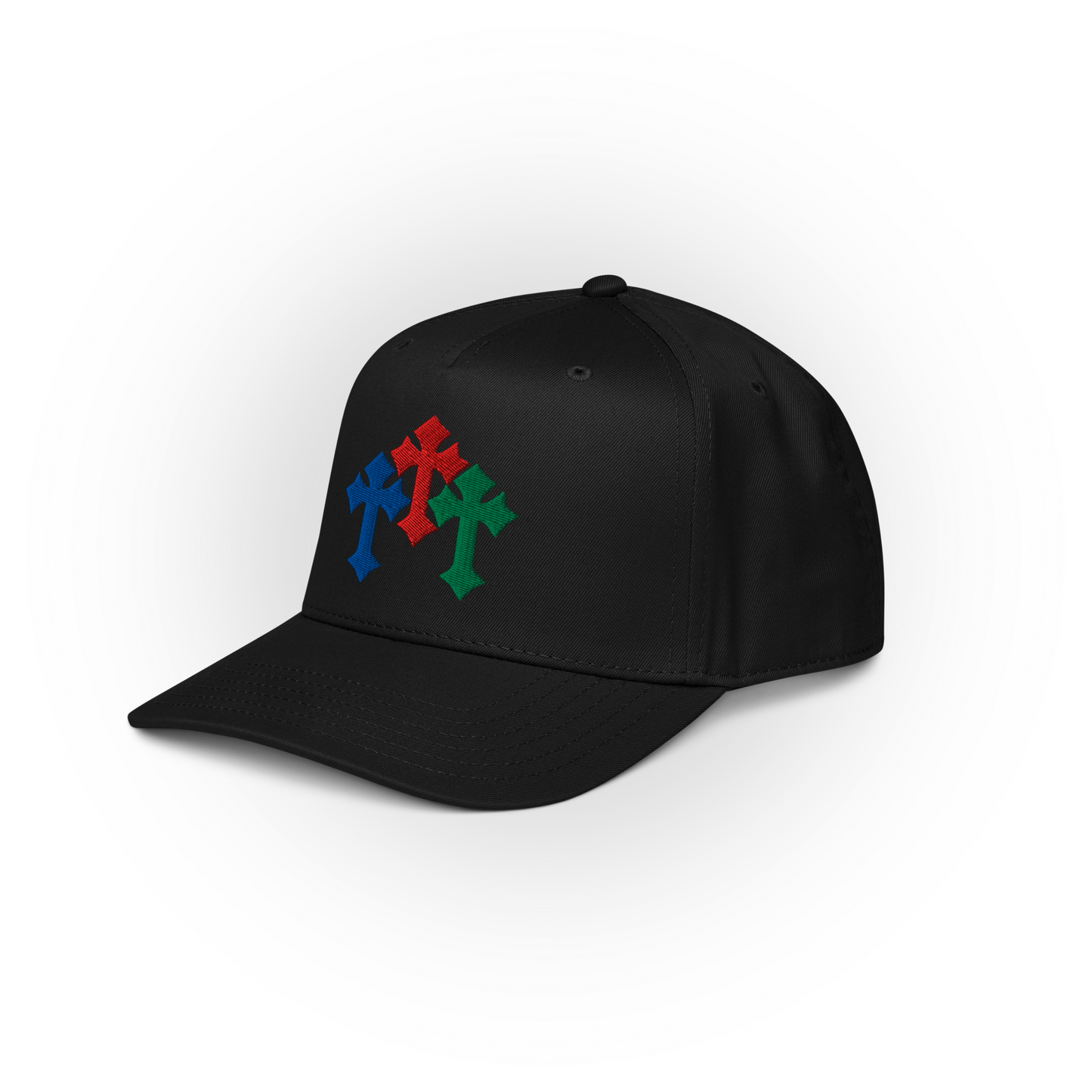 Chrome Cross Snapback