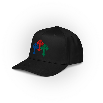 Chrome Cross Snapback