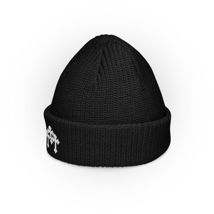 Chrome Cross Beanie