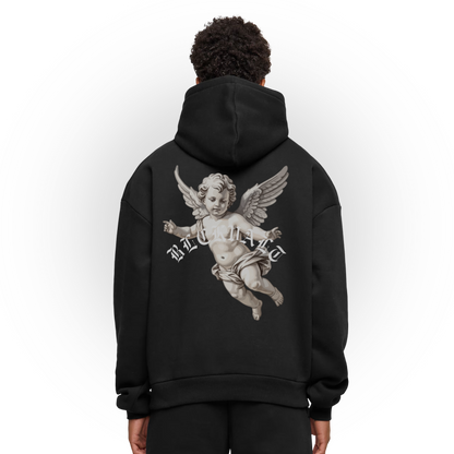 Chrome Cross Oversized Hoodie