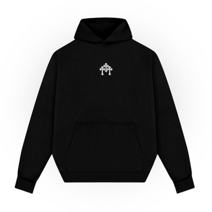 Chrome Cross Oversized Hoodie